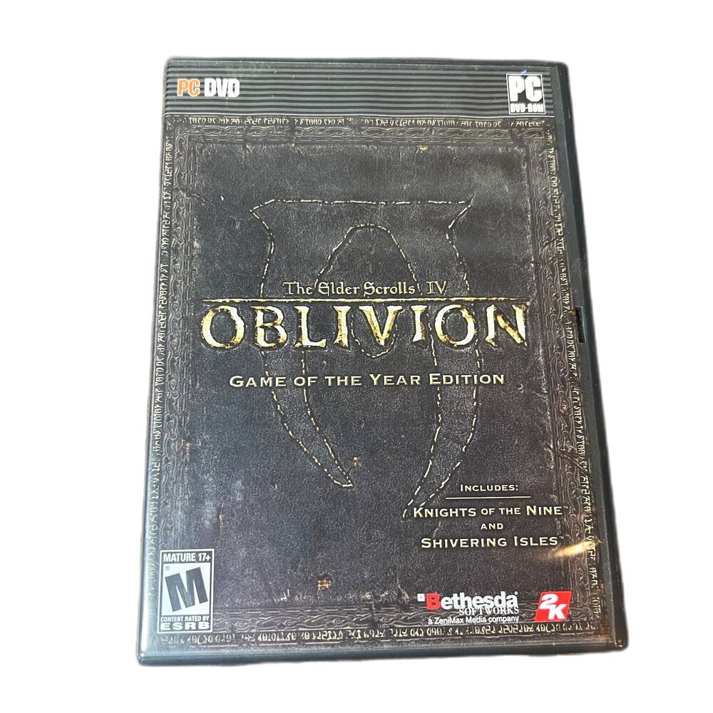 The Elder Scrolls IV: Oblivion - Game of the Year Edition - Disc 1 & Disc 2 - PC